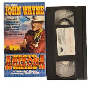 John Wayne Neath Arizona Skies VHS Western Movie Vintage Cowboy